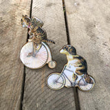 Whimsical cat or dog brooch
