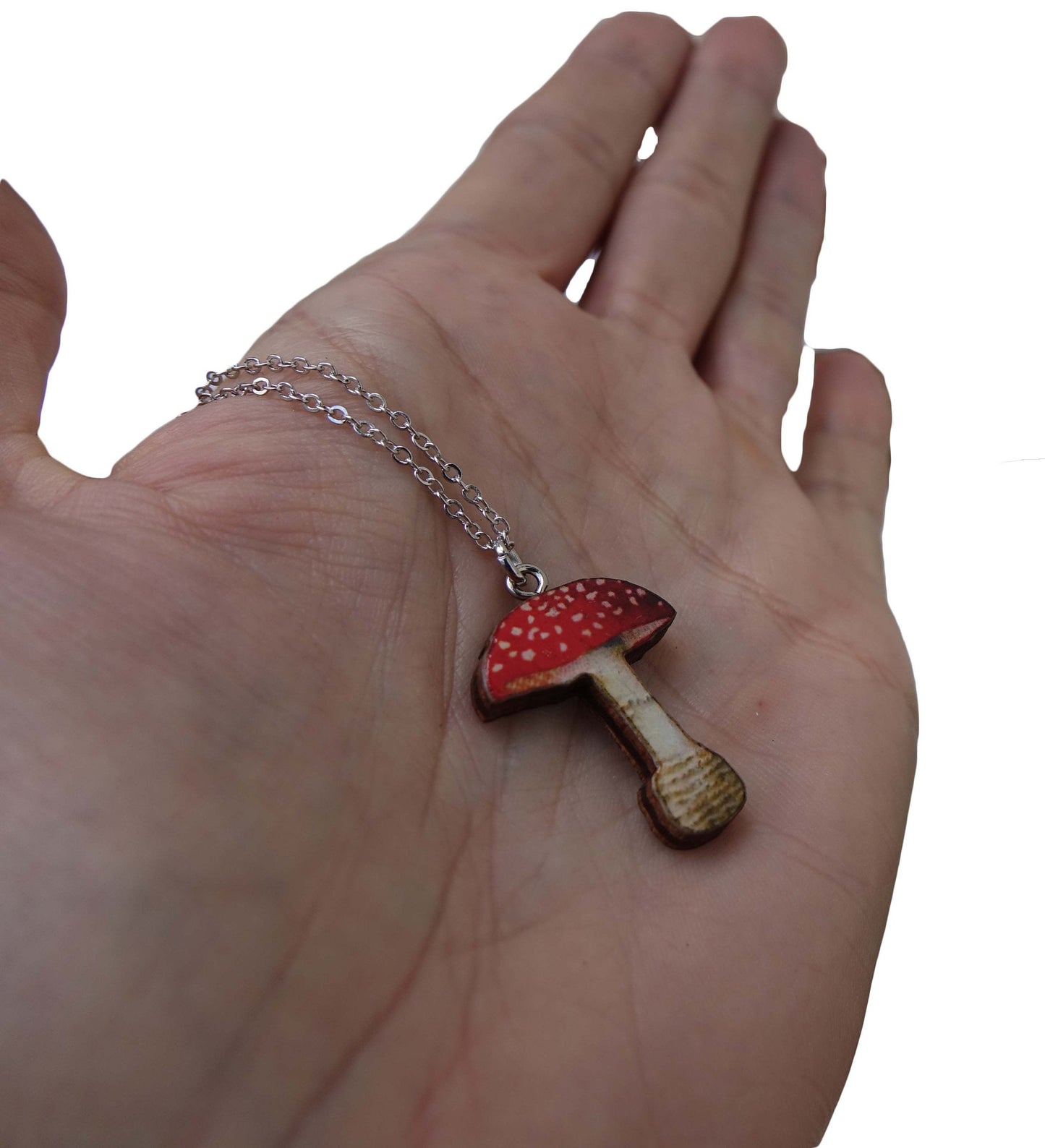 Fairy mushroom necklace