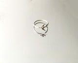 Eco silver Swallow ring