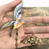 Large bird brooch