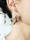 Pink Cockatoo earrings