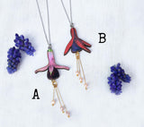 Fuchsia necklace
