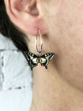 Small British butterfly earrings