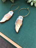 Barn Owl earrings