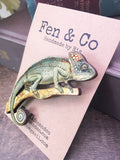 Chameleon brooch