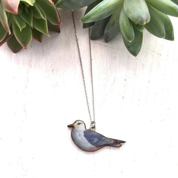 Seagull necklace