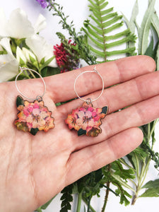 Cherry blossom earrings