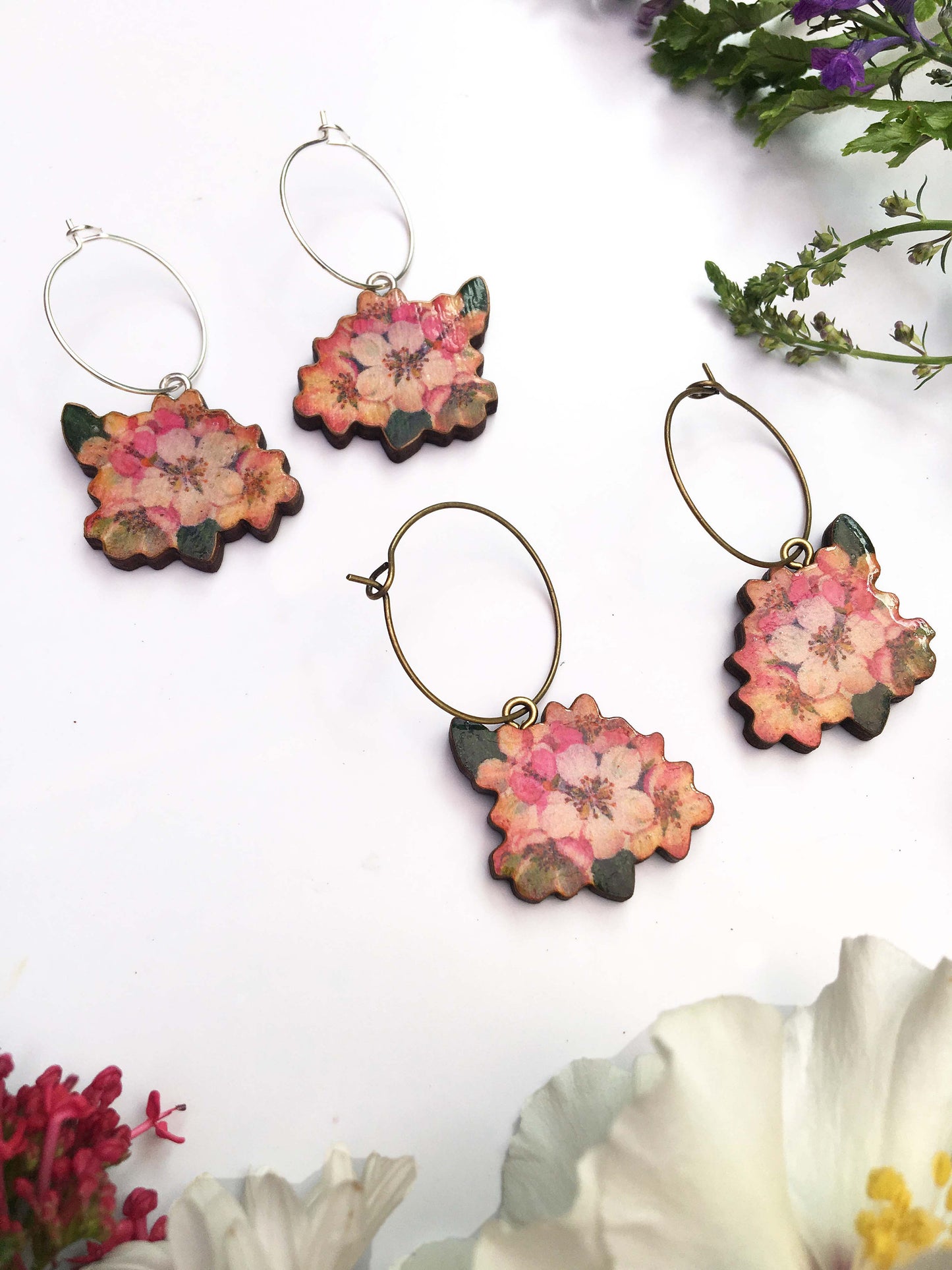 Cherry blossom earrings