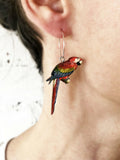 Macaw earrings