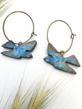 Bluebird earrings
