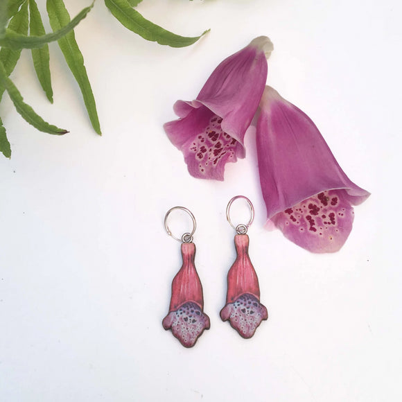 Foxglove earrings