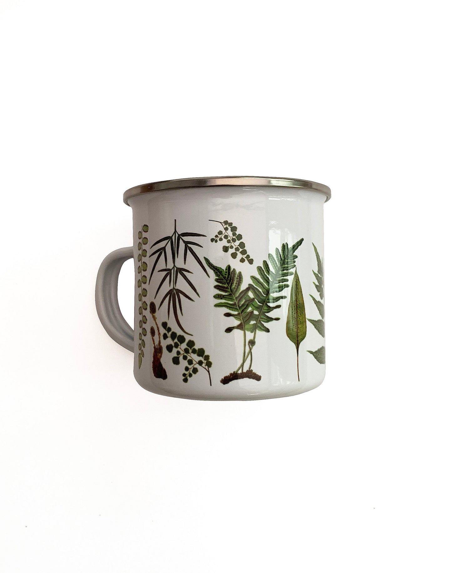 Fern enamel mug