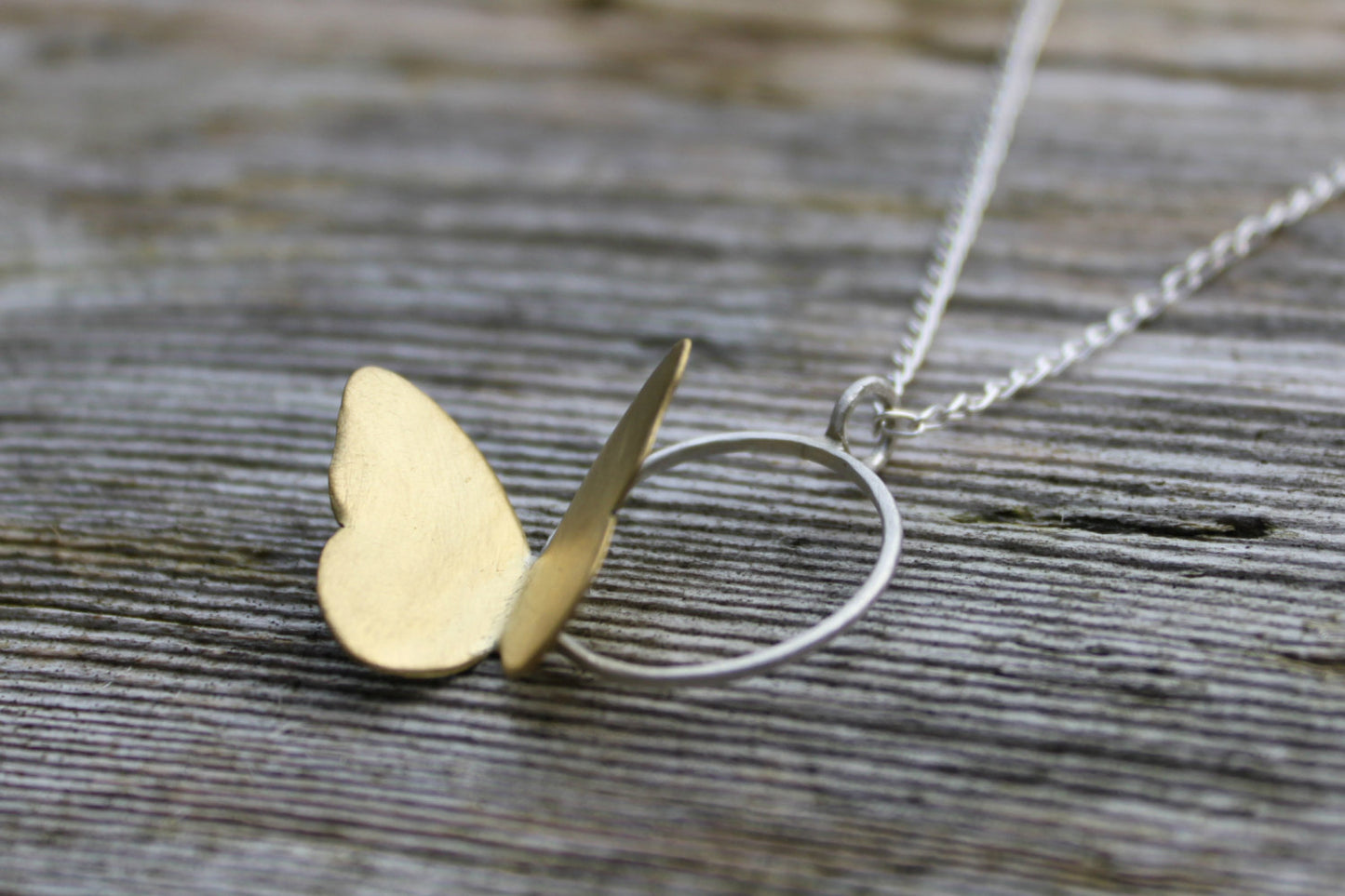 Silver butterfly necklace joy jewelry
